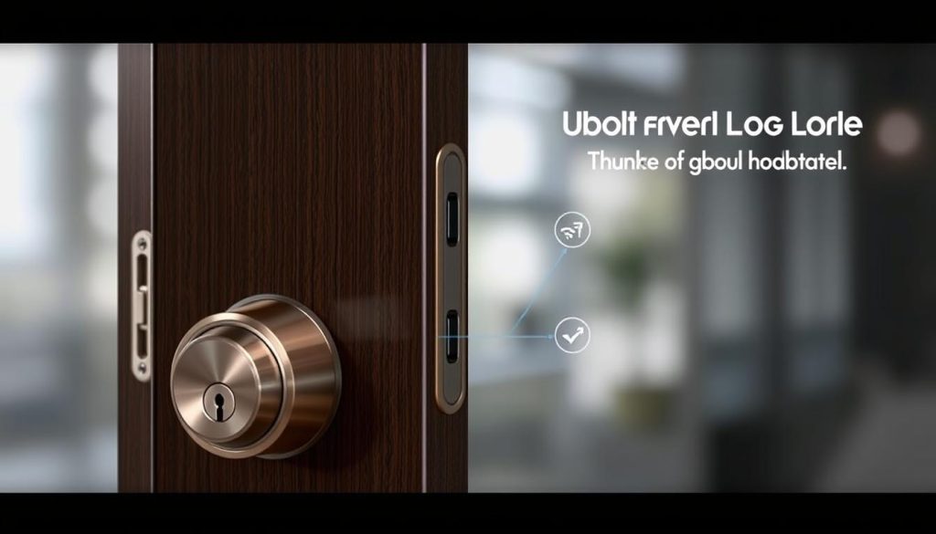 Generate an image of the Ultraloq U-Bolt Pro Wi-Fi Smart Lock