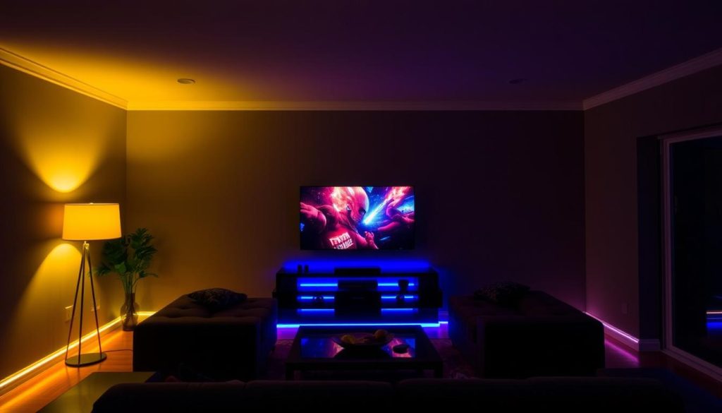 Govee RGBIC Pro smart lighting system with TV backlights and floor lamps - top 10 best smart lighting systems in 2025