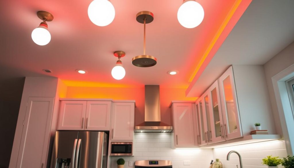 LIFX smart bulbs and light strips in a modern kitchen - top 10 best smart lighting systems in 2025