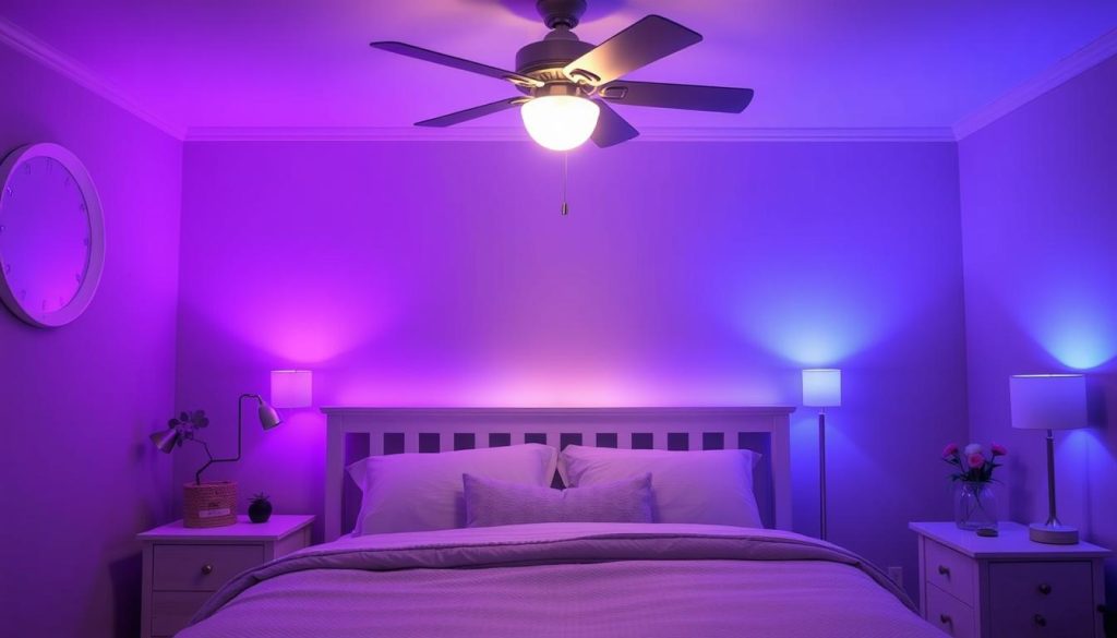 Wyze Color Bulb Pro smart lights in a bedroom setting - top 10 best smart lighting systems in 2025